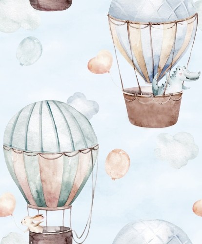 Tapeta balony i zwierzęta Marburg 45863 Kids Walls Little Adventures