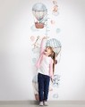 Miarka wzrostu balony i zwierzęta Marburg 45867 Kids Walls Little Adventures