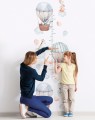 Miarka wzrostu balony i zwierzęta Marburg 45867 Kids Walls Little Adventures