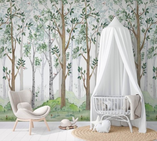 Mural las drzewa Marburg 45869 Kids Walls Little Adventures