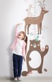 Miarka wzrostu zwierzęta leśne Marburg 45874 Kids Walls Little Adventures