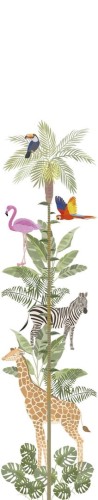 Miarka wzrostu tropikalna Marburg 45886 Kids Walls Little Adventures