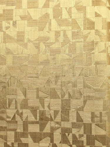 Tapeta mozaika złota folia metaliczna Casamance 75740202 Veladero Textures Metalliques