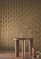 Tapeta zaokrąglone linie Casamance 75792140 Auraria Textures Metalliques