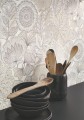 Tapeta kwiaty i liście Casadeco BALI 88150920 Batik Bali
