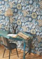 Tapeta kwiaty i liście Casadeco BALI 88153482 Batik Bali