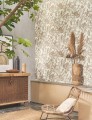 Tapeta roślinne pnącza i papugi Casadeco BALI 88161201 Etourneau Bali