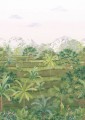Mural egzotyczny krajobraz pola ryżowego Casadeco BALI 88207203 M Riziere Bali