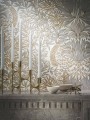 Tapeta roślinny ornament Casamance 75733568 Chardon Square Jasmin