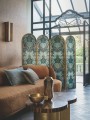 Tapeta roślinny ornament Casamance 75733568 Chardon Square Jasmin