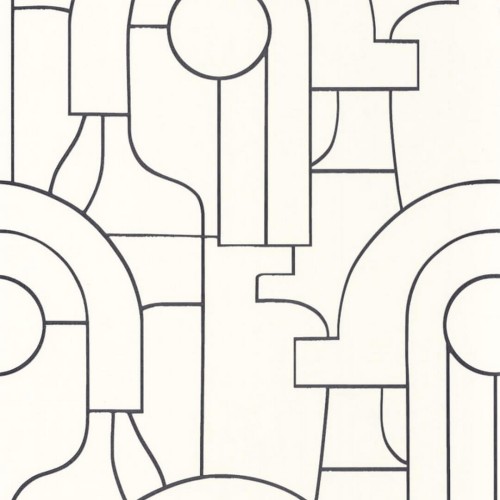 Tapeta artystyczne linie Casadeco CONI 88410528 Arty Iconic