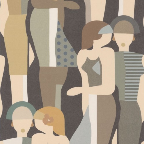 Tapeta modelki Casadeco CONI 88444808 Fashion Week Iconic