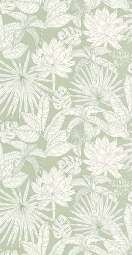 Tapeta egzotyczna roślinność Caselio GCO 101437041 Hawai Green & Co