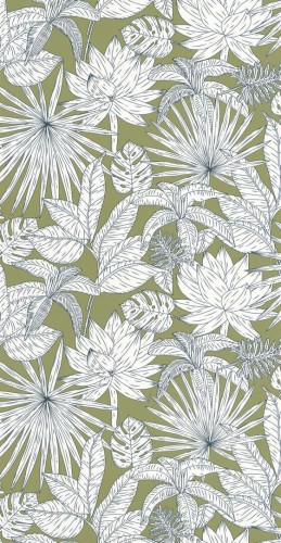 Tapeta egzotyczna roślinność Caselio GCO 101437167 Hawai Green & Co