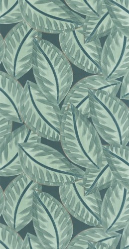 Tapeta duże liście Caselio GCO 103907703 Caracas Green & Co