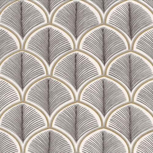 Tkanina ze wzorem wachlarzy Camengo 49200527 Palacio Alfama
