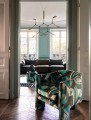 Tkanina geometryczna welur Casamance 50490312 Convexe Arty