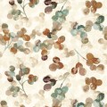 Tkanina z roślinnym wzorem Casamance 49830318 Lunaria Symbiose
