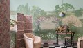 Mural krajobraz angielskiego ogrodu Cole & Son Idyll 120/1002 The Gardens (zestaw 2 rolek)