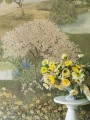 Mural krajobraz angielskiego ogrodu Cole & Son Idyll Pearl 120/1002M The Gardens (zestaw 2 rolek)