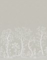 Mural drzewa Jedwab Cole & Son Seasonal Woods Silk 120/6023S The Gardens (zestaw 2 rolek)
