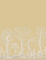 Mural drzewa Cole & Son Seasonal Woods Pearl 120/6024M The Gardens (zestaw 2 rolek)