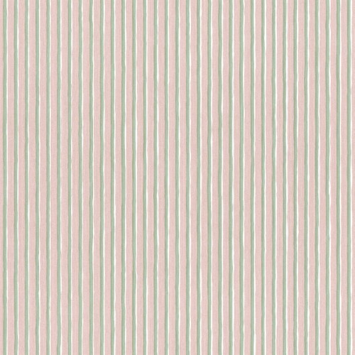 Tapeta paski Sandberg S10140 Brita Pink Huset i Solen