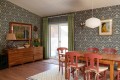 Tapeta roślinny ornament Sandberg S10155 Till Carl Indigo Huset i Solen