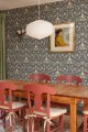 Tapeta roślinny ornament Sandberg S10155 Till Carl Indigo Huset i Solen