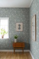 Tapeta owoce pigwy Sandberg S10168 Kvitten Soft Blue Huset i Solen