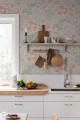 Tapeta kwiaty vintage Sandberg S10179 Ava Sandstone Villa Dalaro II