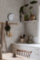 Tapeta liście Sandberg S10207 Idun Mineral Grey Villa Dalaro II