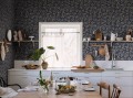 Tapeta roślinna, owoce liczi Sandberg S10224 Vinnie Classic Blue Villa Dalaro II