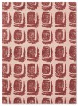 Dywan geometryczny WOODBLOCK RED 163003