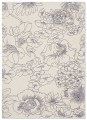 Dywan w kwiaty LINEAR FLORAL BLUE 162508