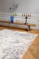 Dywan w kwiaty LINEAR FLORAL BLUE 162508