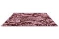 Bordowo-różowy dywan w kwiaty BAROQUE PINK 162902