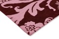 Bordowo-różowy dywan w kwiaty BAROQUE PINK 162902