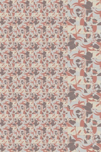 Fototapeta łazienkowa jak kafelki Wall&Deco WET_MF2202 Multiple Flowers WET SYSTEM 2022