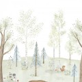 Mural las z niedźwiedziami Casadeco OUAT 88227304 L The Enchanted Forest With Bear Once Upon A Time
