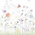 Mural polne kwiaty i ślimaki Casadeco OUAT 88287205 S The Garden Small World With Snail Once Upon A Time