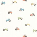 Tapeta traktory Casadeco OUAT 88368726 Vintage Tractor Once Upon A Time
