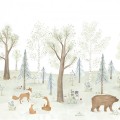 Mural las ze zwierzętami Casadeco OUAT 88547610 S The Enchanted Forest Full Once Upon A Time