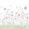 Mural polne kwiaty i zwierzęta Casadeco OUAT 88557811 M The Garden Small World Full Once Upon A Time