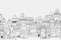 Fototapeta londyńska kamienica Rebel Walls R14601 London Houses Rebel Favorites