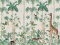 Fototapeta egzotyczne zwierzęta w dżungli Rebel Walls R16791 Giraffe's Stroll Rebel Favorites