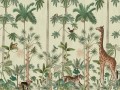 Fototapeta egzotyczne zwierzęta w dżungli Rebel Walls R16794 Giraffe's Stroll Sunny Rebel Favorites