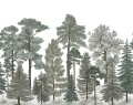 Fototapeta skandynawski las Rebel Walls R17202 Scandinavian Bellewood Frost Rebel Favorites