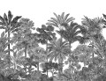 Fototapeta tropikalny las Rebel Walls R17594 Tropical Bellewood Graphite Rebel Favorites