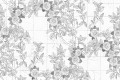 Fototapeta płytki z różami Rebel Walls R19310 Rose Tiles Graphite Imperfections